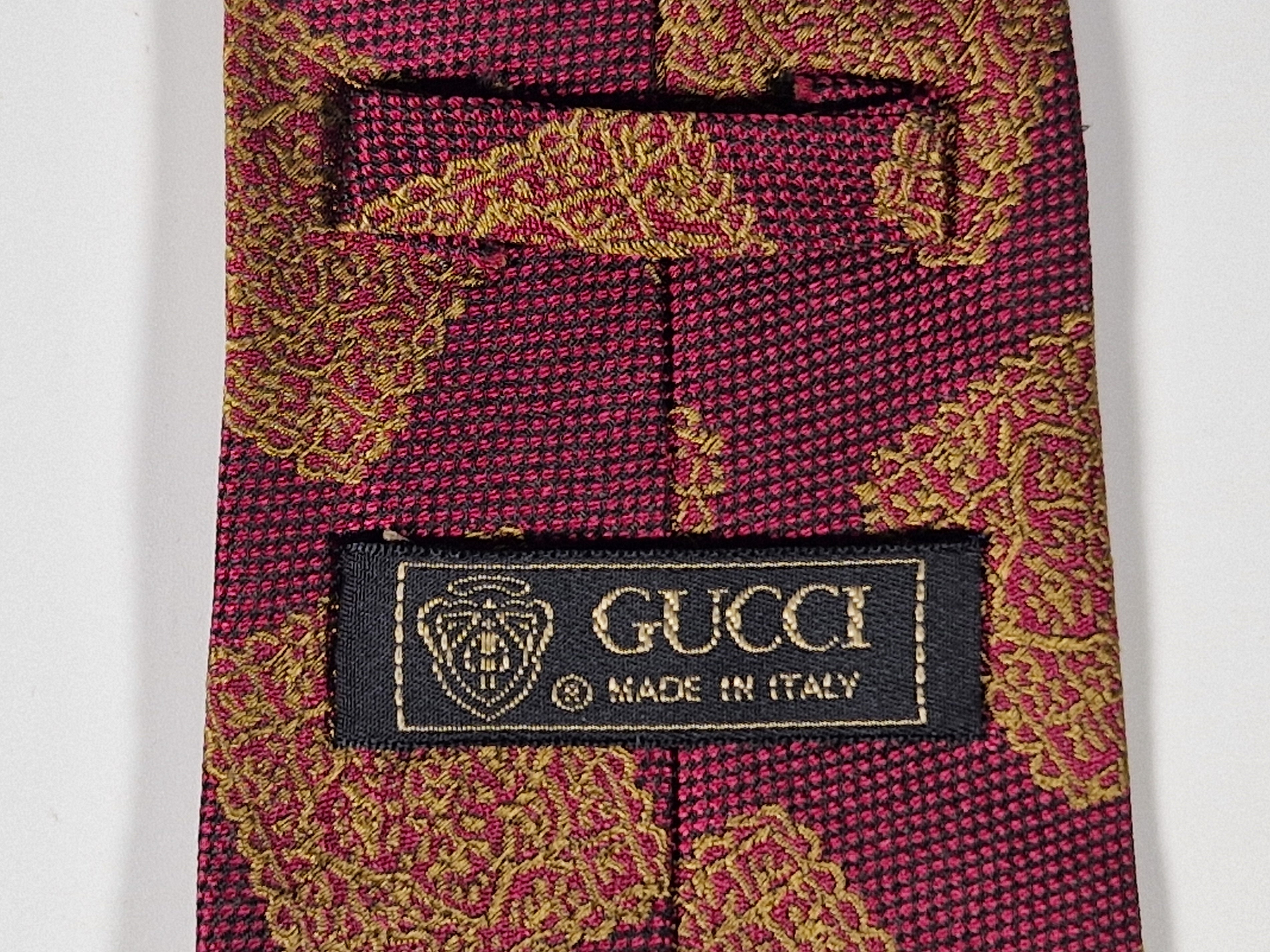 Gucci Vintage silk tie