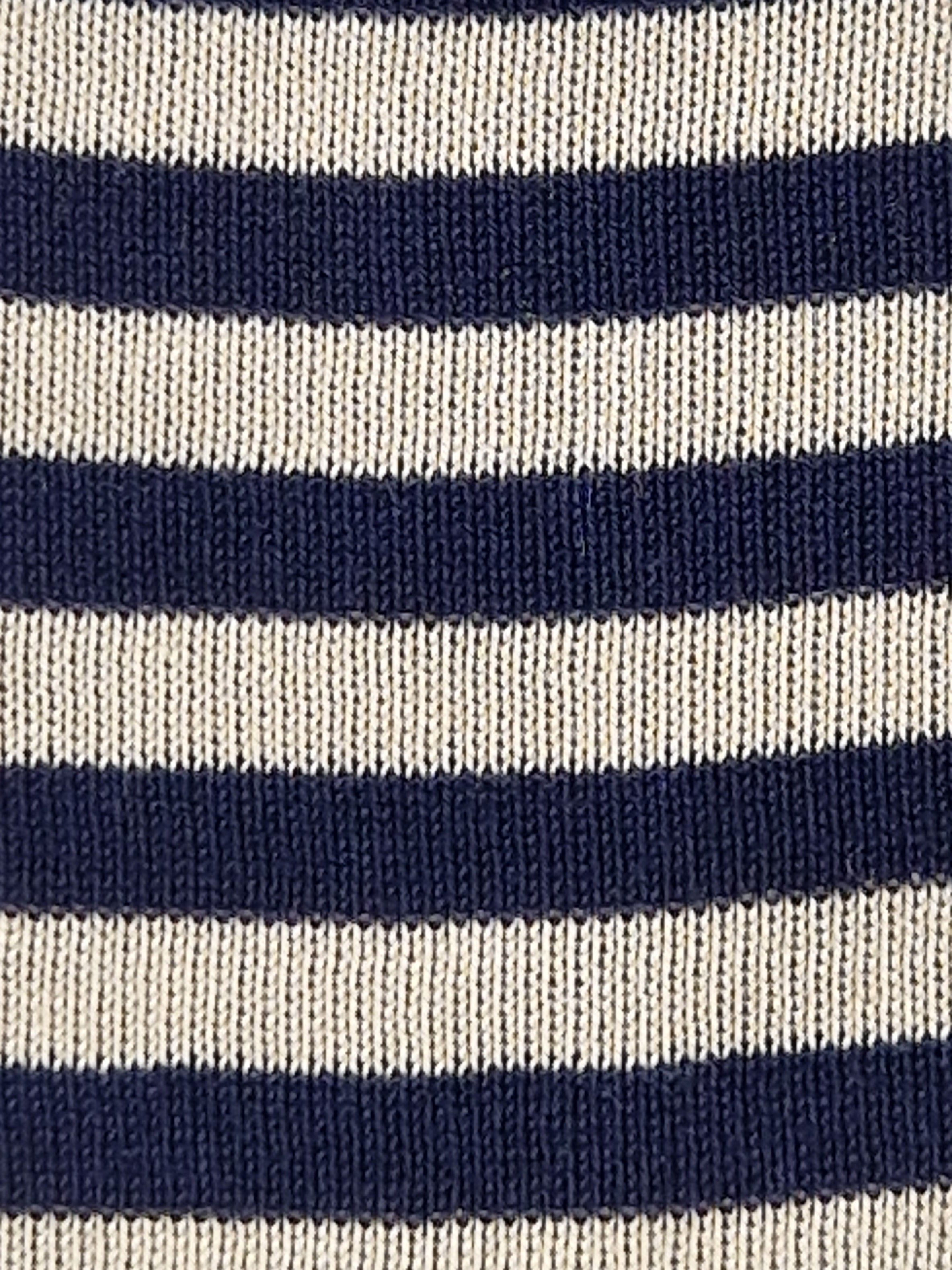 Gucci cotton tie striped black and white knitted