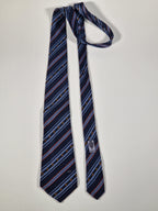 Gucci Vintage silk tie striped blue