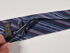 Gucci Vintage silk tie striped blue
