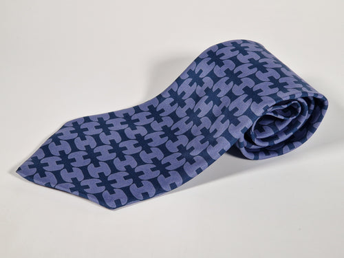 000213 Hermés wide vintage silk tie H pattern 213 FA