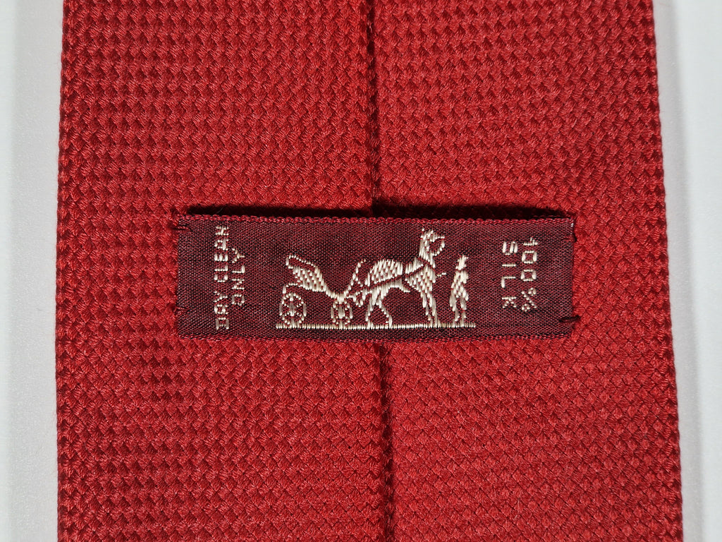 233623 Hermès tie red 233623 SA