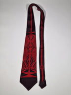 000237 Hermès silk tie brown 237 UA