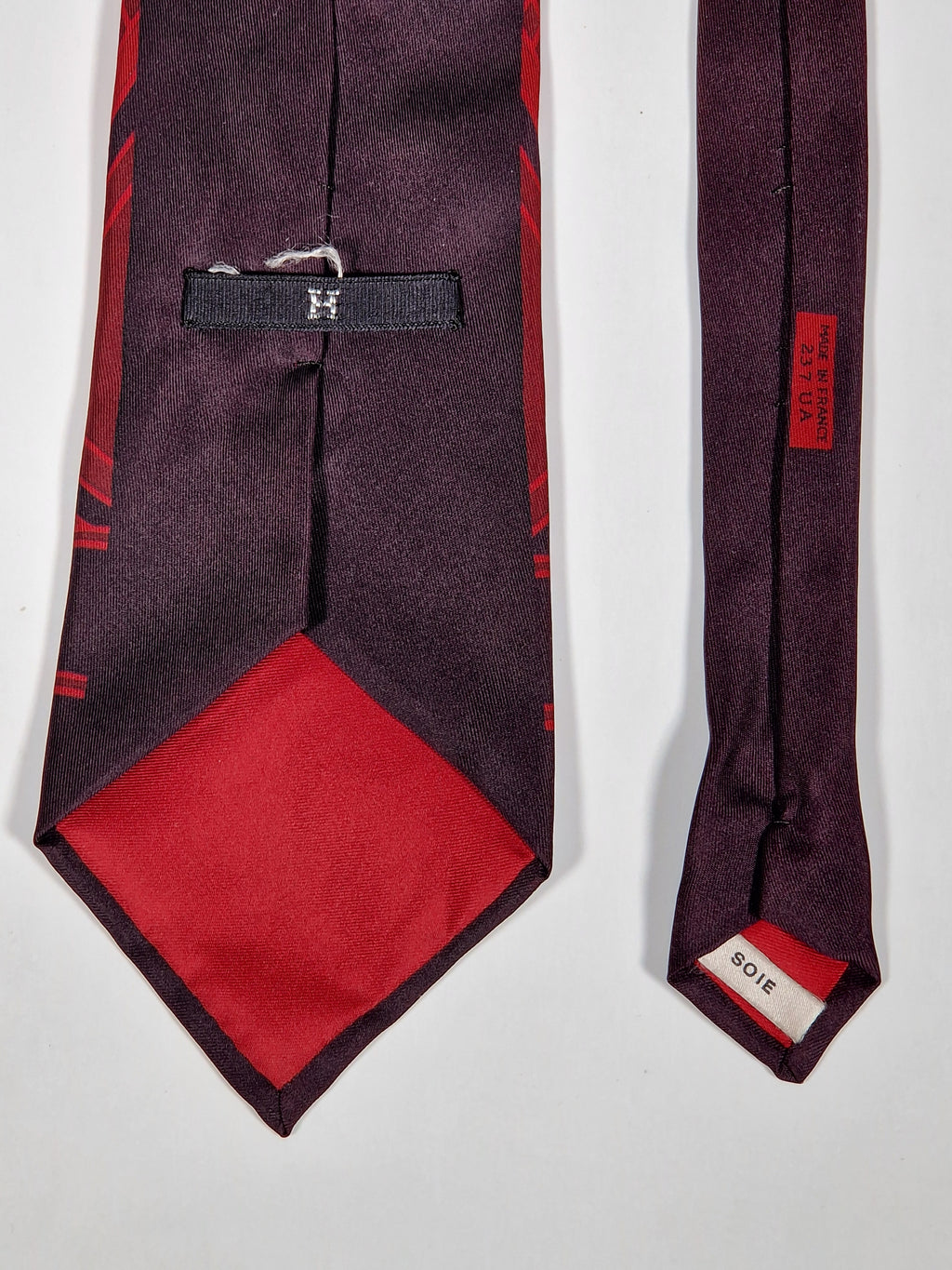 000237 Hermès silk tie brown 237 UA
