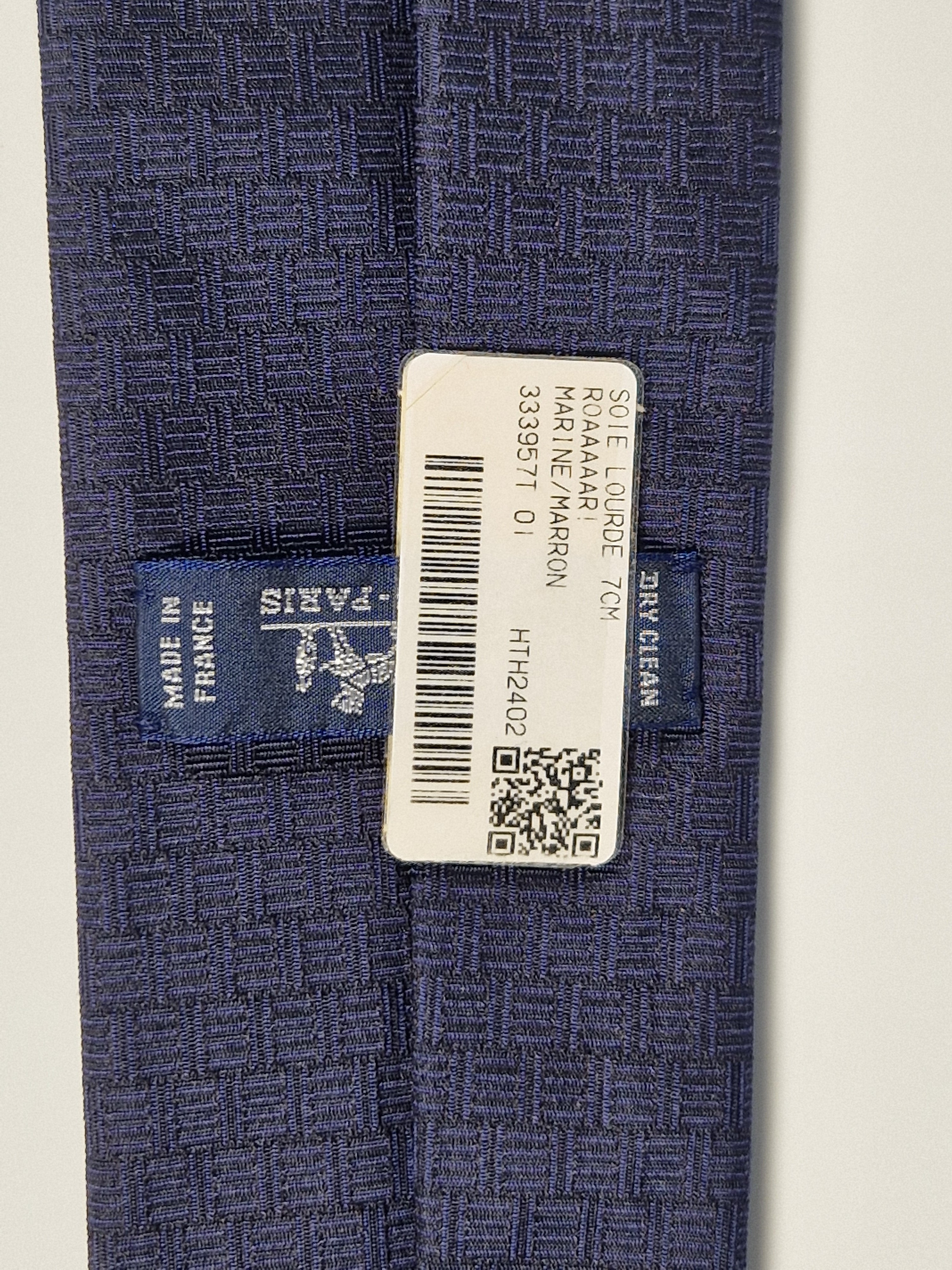 Hermès jaquard silk tie lion blue Hermès 333957 T "ROAAAAAR!"