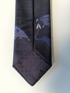 339263 Hermès tie  black dragon Hermès 339263 T tie black
