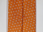 339272 Hermès jaquard tie orange H pattern 339272 T