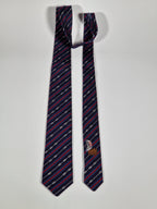 Hermés blue silk tie yacht 339274 T with box