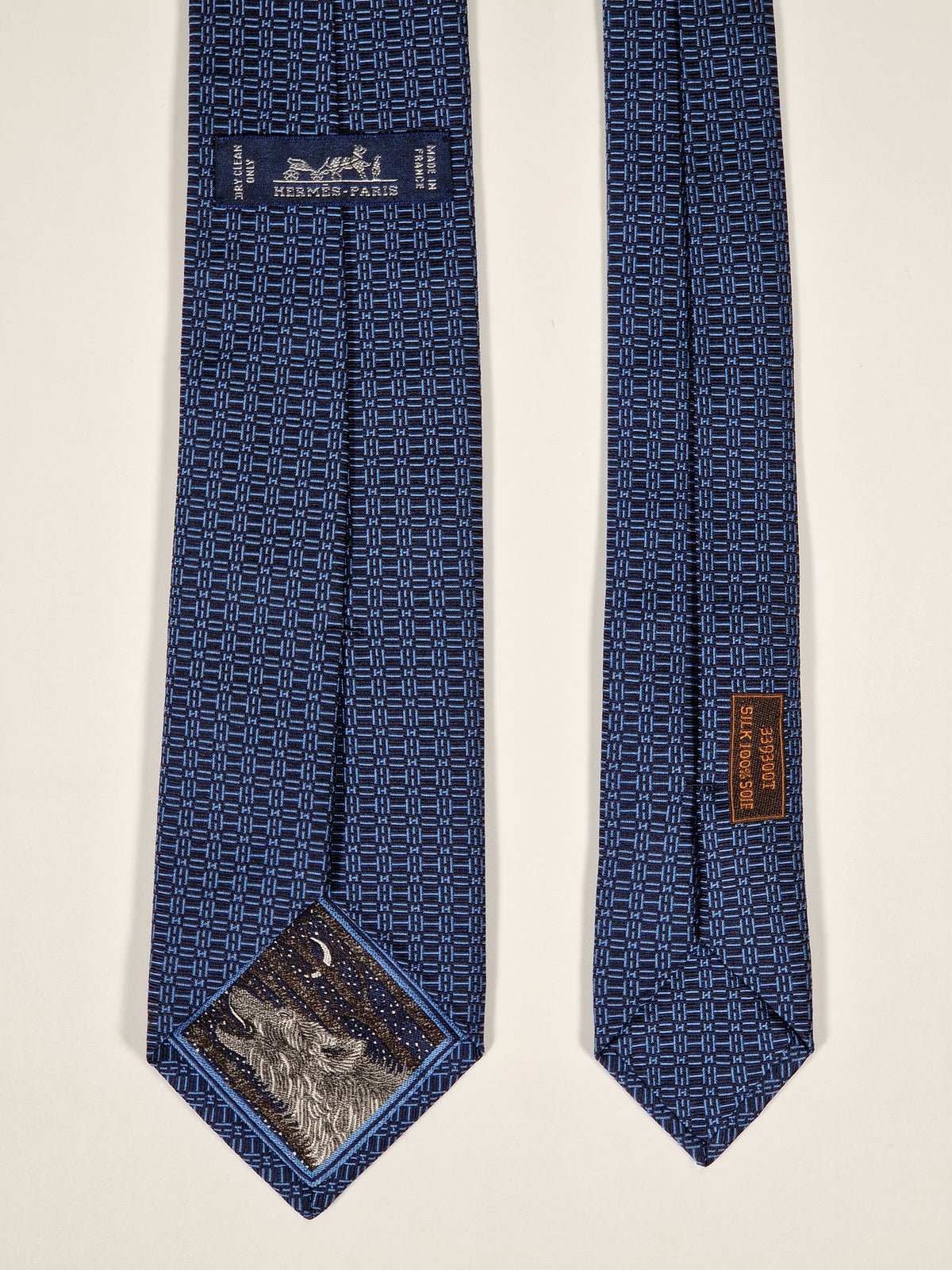 339300 Hermès tie 7 H Awooooo! 339300 T