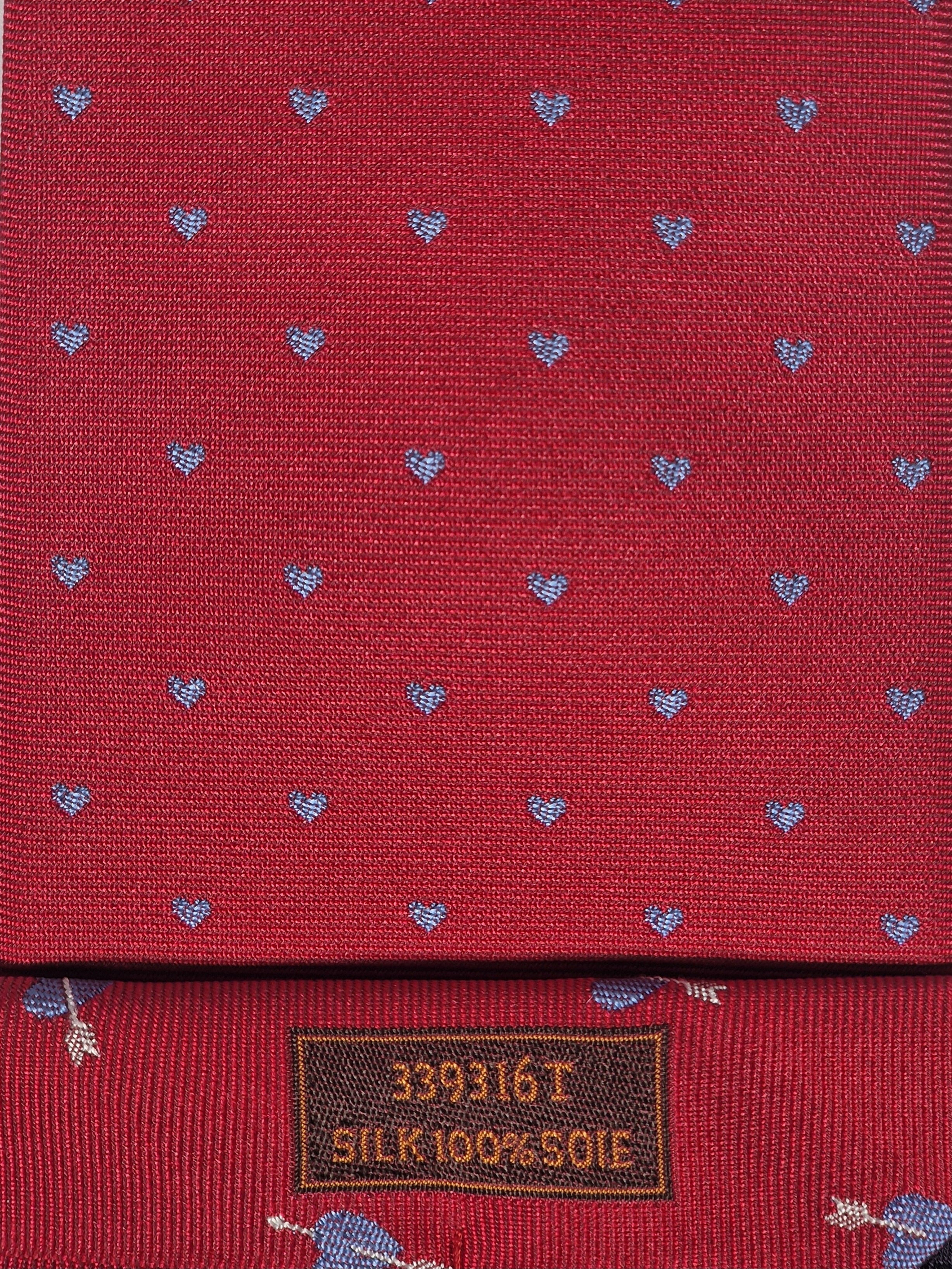 Hermes 339316 T Tie "Heart and arrow"