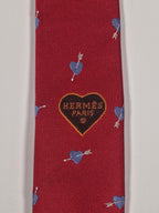 Hermes 339316 T Tie "Heart and arrow"
