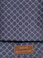 339319  Hermès tie blue 7 H Cheval Punk 339319 T