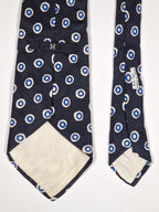 000391 Hermès tie black spotted 391 PA