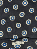 000391 Hermès tie black spotted 391 PA
