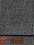 428979 Hermès jaquard tie black Circuit Board pattern 428979 T