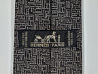 428979 Hermès jaquard tie black Circuit Board pattern 428979 T