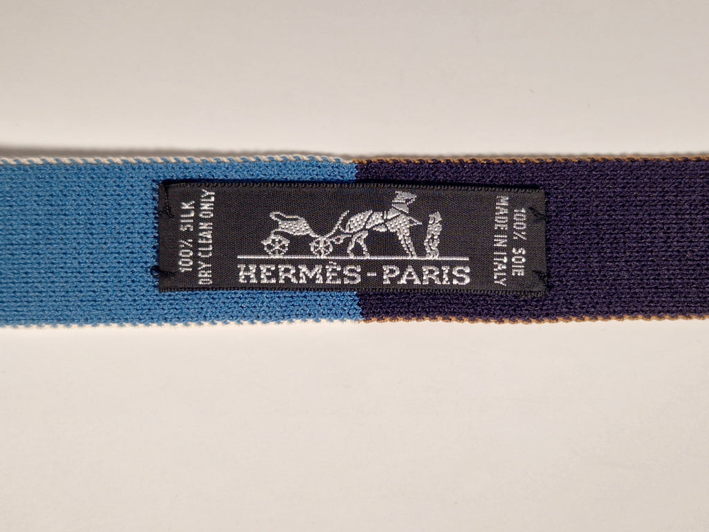 Hermés 4 way knit tie