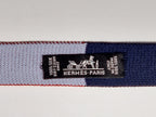 Hermés 4 way knit tie black blue red grey