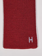 Hermés 4 way knit tie black blue red grey