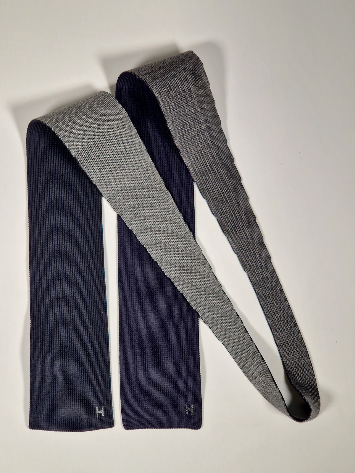 No code Hermès 4 way knit tie