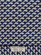 005022 Hermès tie blue dolphin pattern 5022 PA