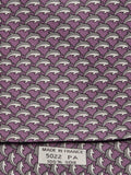 Hermès silk tie purple dolphin pattern 5022 PA