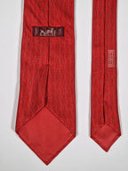 005075 Hermès tie red H pattern 5075 PA