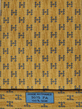 Hermès silk tie yellow H pattern 5075 PA