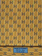 Hermès silk tie yellow H pattern 5075 PA