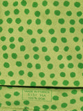 Hermès silk tie green with dots 5157 HA