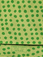 Hermès silk tie green with dots 5157 HA