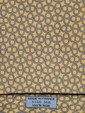 005160 Hermès silk tie equestrian pattern yellow 5160 HA