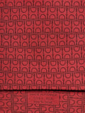 005161 Hermès tie red equestrian pattern 5161 HA