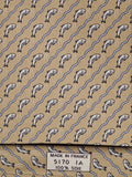 005170 Hermès silk tie beige whimsical jumping fish pattern 5170 IA