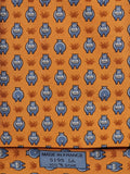 005195 Hermès tie Hippo orange 5195 IA