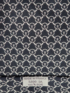 Hermès silk tie black equestrian pattern 5200 IA