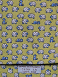 005209 Hermès tie green dog and sheeps Hermès 5209 IA tie green