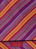 Hermès silk tieCerice yellow striped Hermès 5228 IA tie cerice