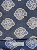 Vintage Hermès silk tie blue clouds 524 IA