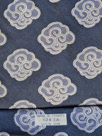 Vintage Hermès silk tie blue clouds 524 IA