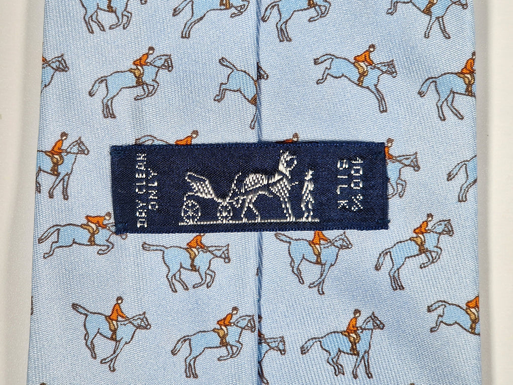 005251 Hermès tie horse jumping 5251 SA