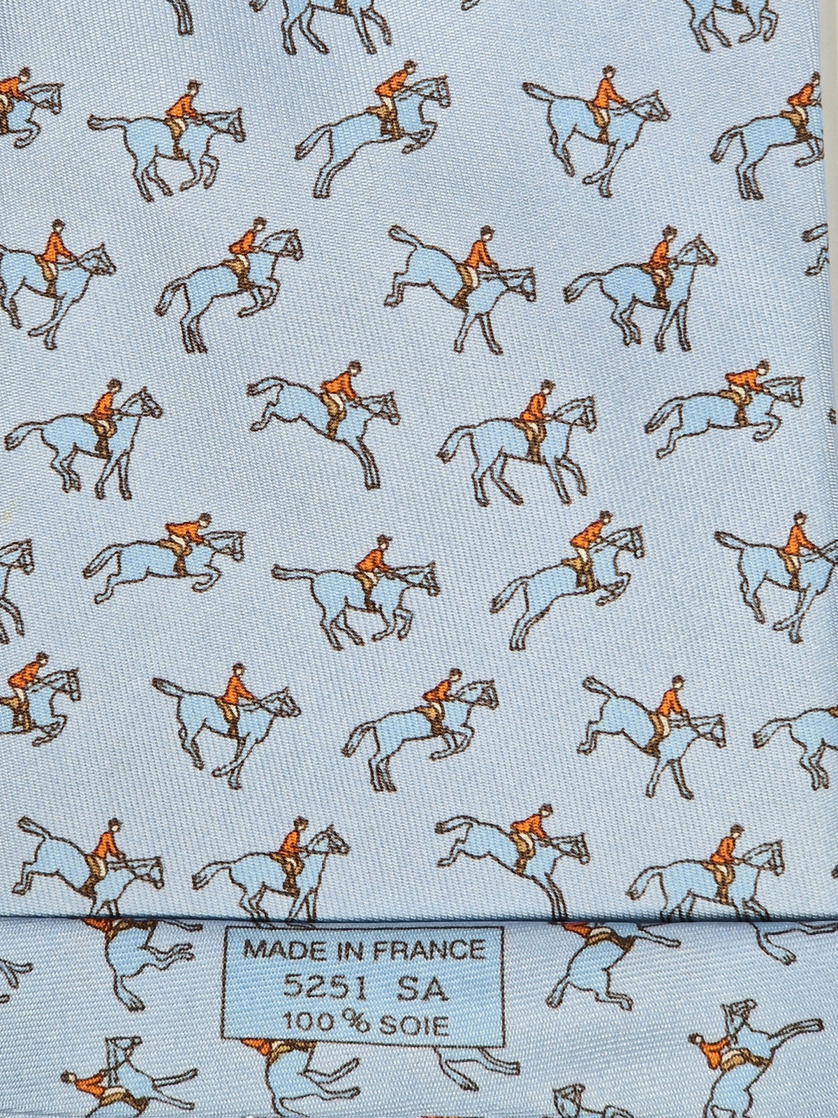 005251 Hermès tie horse jumping 5251 SA