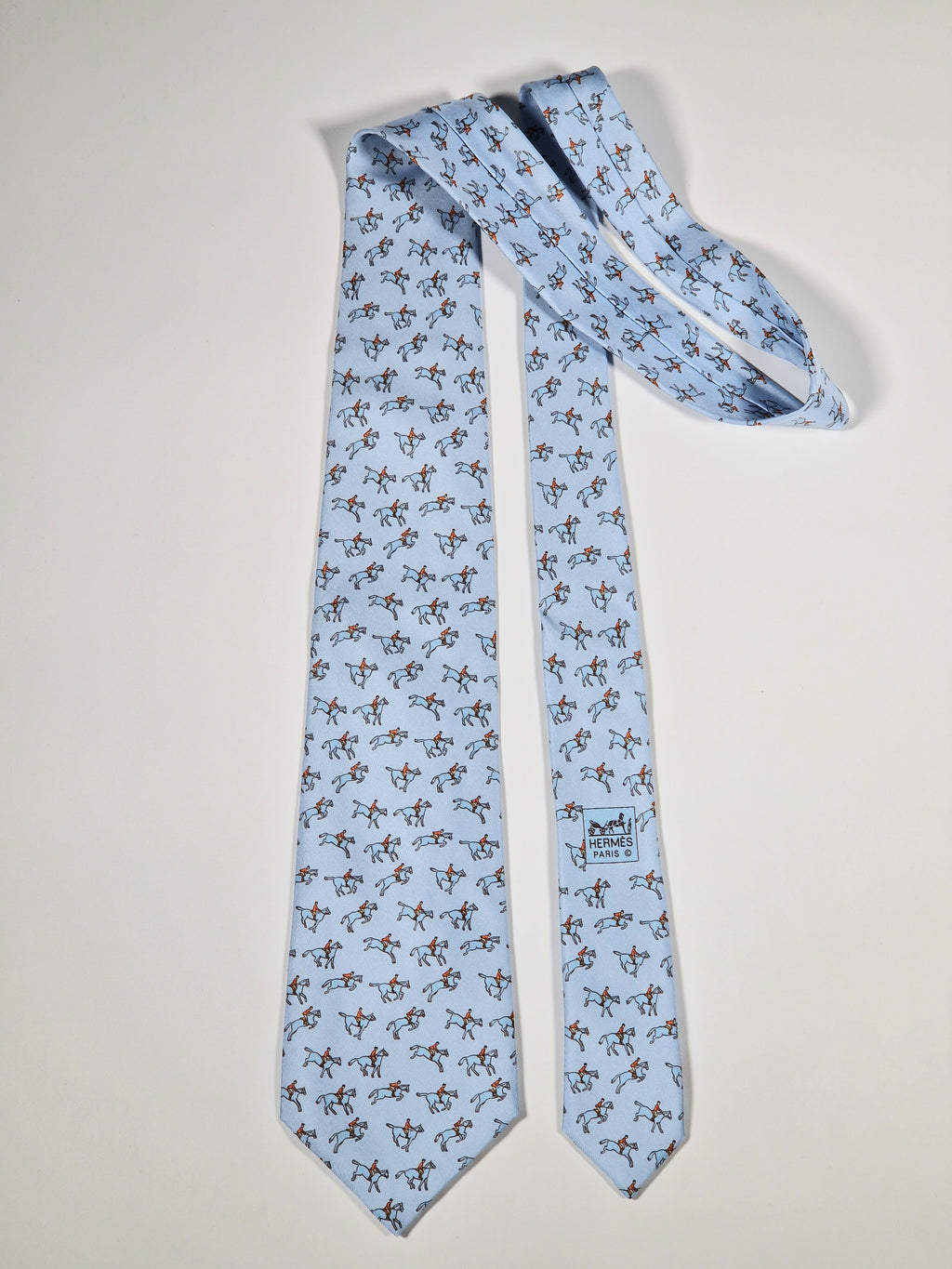 005251 Hermès tie horse jumping 5251 SA