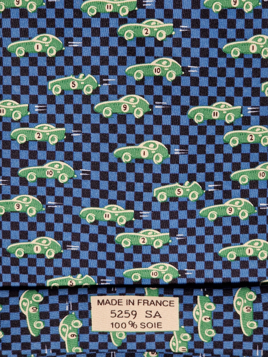 Hermés 5259 SA "Le Mans Classic" tie
