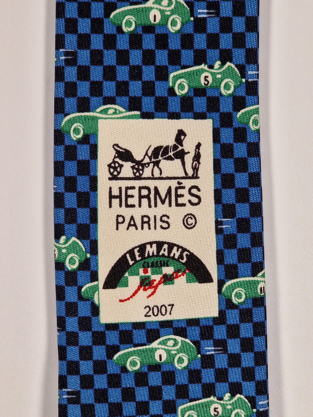 Hermés 5259 SA "Le Mans Classic" tie
