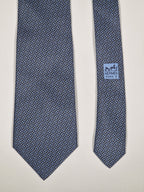 005261 Hermès tie brown chain pattern Hermès 5261 SA tie brown