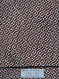 005261 Hermès tie brown chain pattern  Hermès 5261 SA tie brown