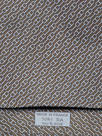 005261 Hermès tie brown chain pattern Hermès 5261 SA tie brown