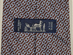 005261 Hermès tie brown chain pattern  Hermès 5261 SA tie brown