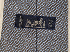 005261 Hermès tie brown chain pattern Hermès 5261 SA tie brown
